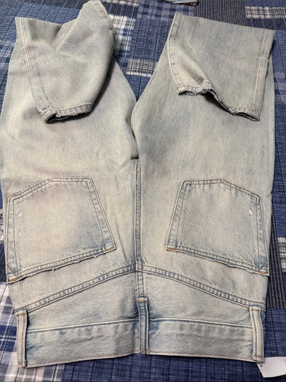 Gap Boys Baggy Light Blue Distressed boys  Jeans 16 slim Baggy NWT